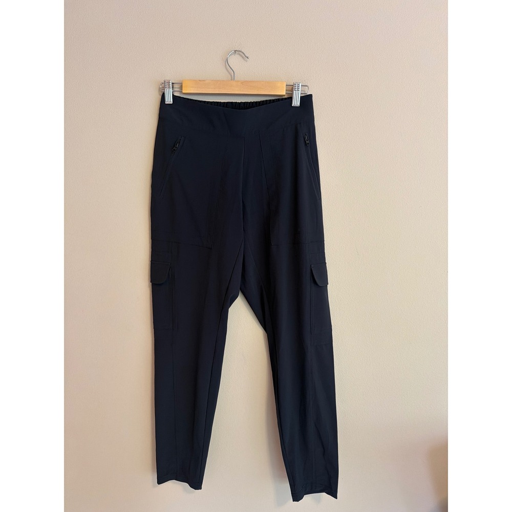 Athleta Headlands Hybrid Cargo II Tights Black Hiking Travel Pants Womens Size 2